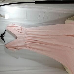 Birdy Grey ,  Light Pink Maxi Dress with Flutter Sleeves